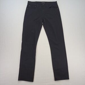 Lucky Brand Pants Mens 30x32 Black 121 Slim Straight Chino Mid Rise Stretch